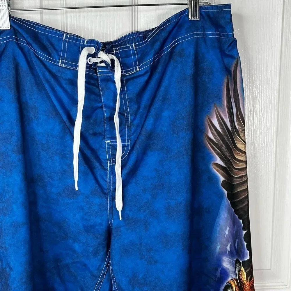 The Mountain Screaming Eagle Swim Trunks Sz XL